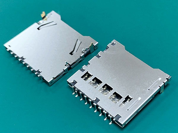 SD卡座 PUSH 垫高1.8 反向